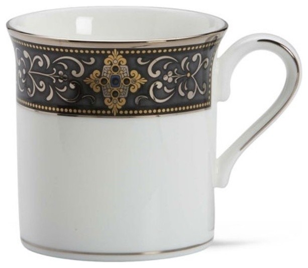 Lenox Vintage Jewel Coffee Mugs, Set of 4 Traditional Mugs by