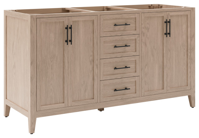 Fresca Silas Freestanding Bath Vanity Base Cabinet Only, 60 Inch ...