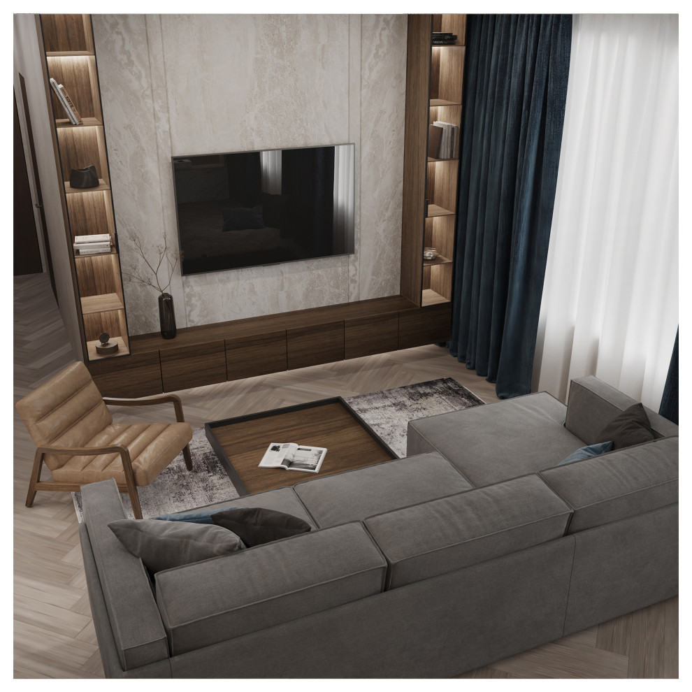 Проект в ЖК Виталити 65 м2