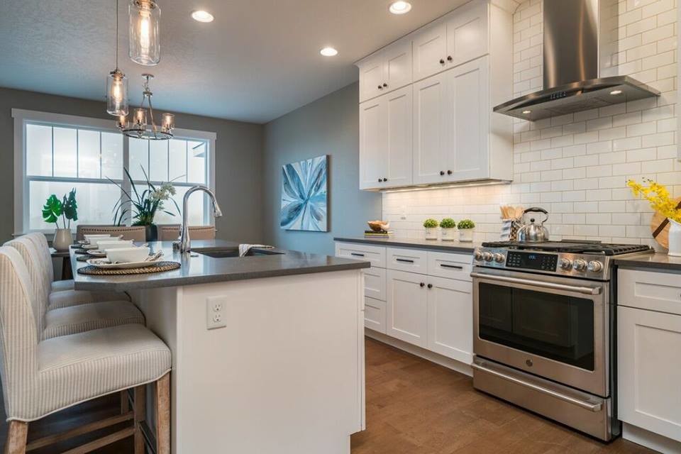Inspiration for a transitional kitchen remodel in Seattle