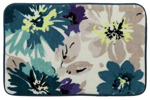 Bouquet Rug by Creative Bath Products Multicolor - R1097MULT