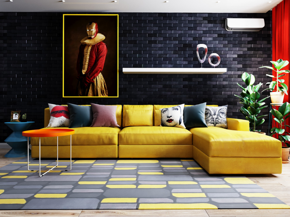 Дизайн гостиной в ЖК Парковый, г. Тула