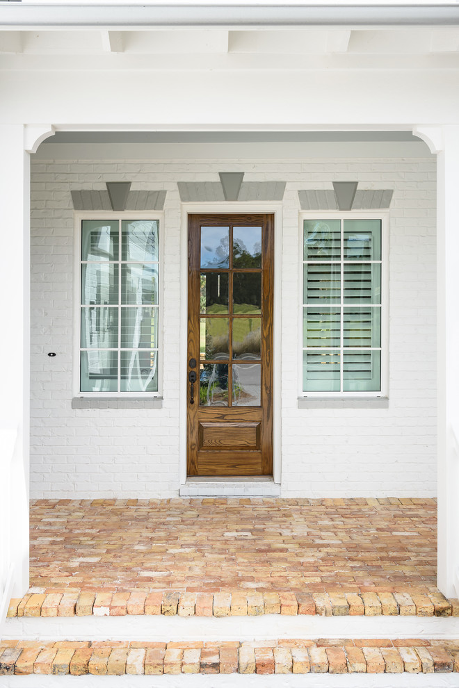Front Doors Beach Style Entry Jacksonville by Glenn Layton Homes