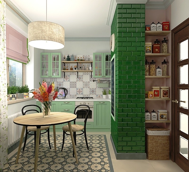 Проект кухни на Осеннем бульваре