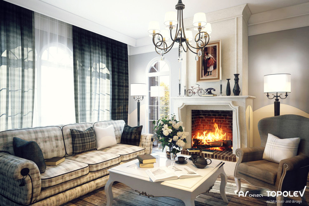 Чайная с камином