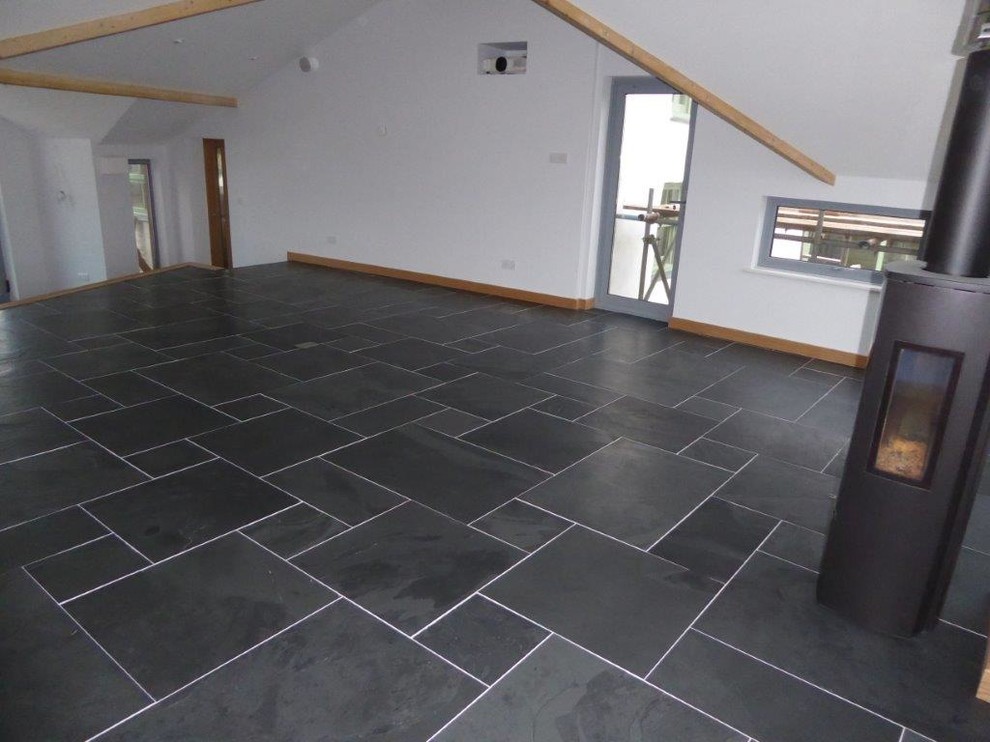 Brushed Black Slate Flooring Modern Other By Mrs Stone Brushed Black Slate Flooring Modern
