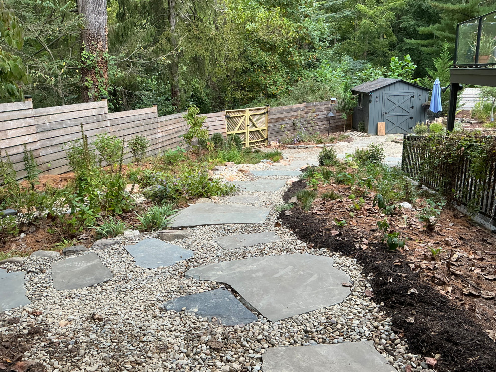Conservation and rain gardens landscape