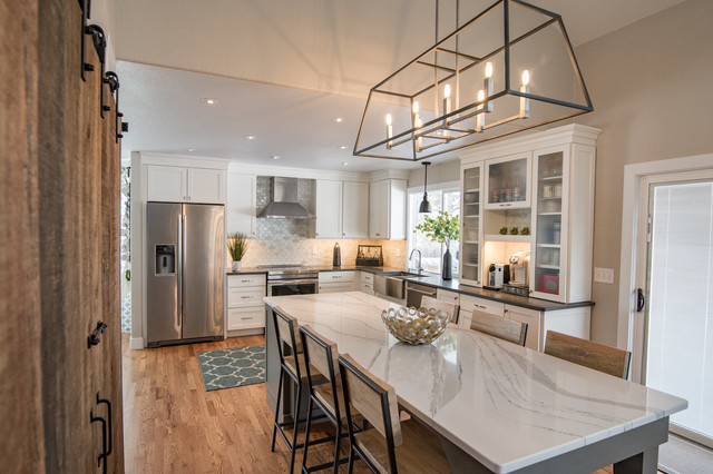 South Parfet Street Transitional Kitchen Transitional