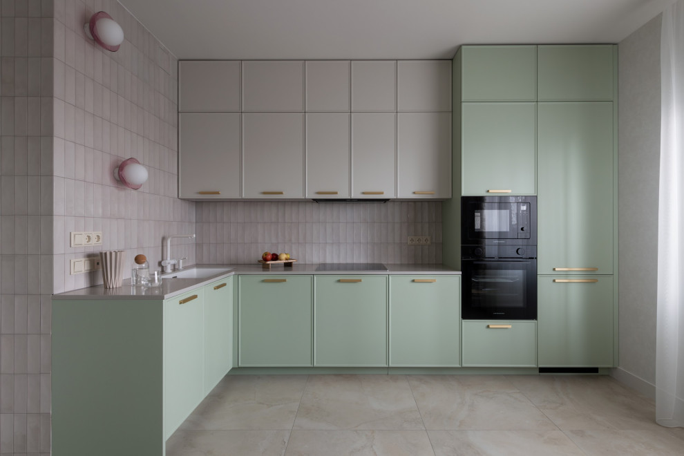 Реализованный проект квартиры "Фисташка"