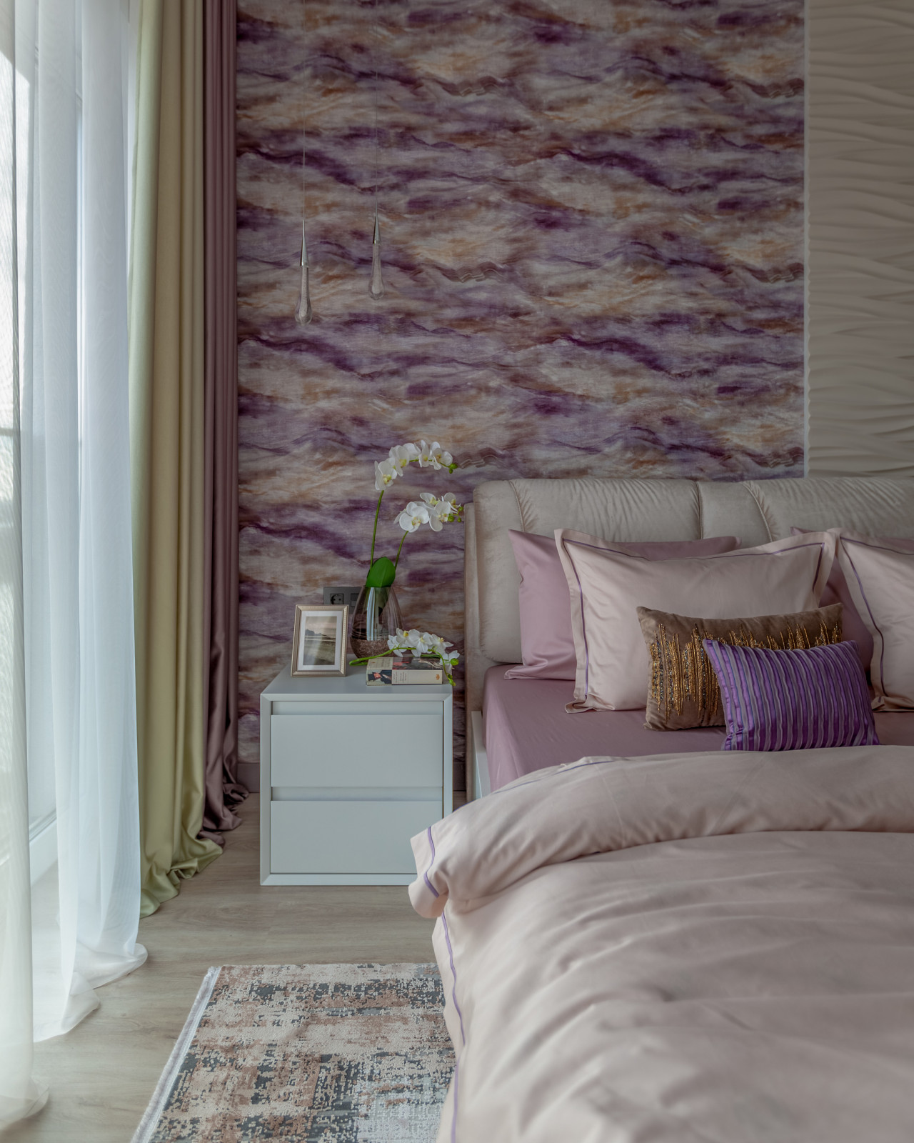 Дизайн-проект пентхауса в ЖК Европейский берег с высотой потолка 5,8 м.