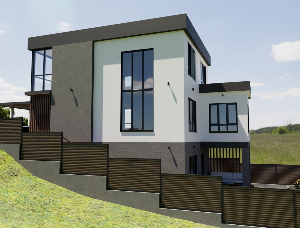 Разработка эскизного дизайн-проект фасада