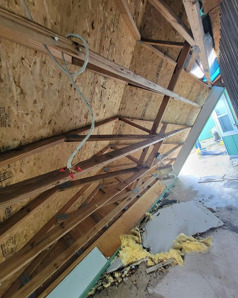 Gable Roof Removal