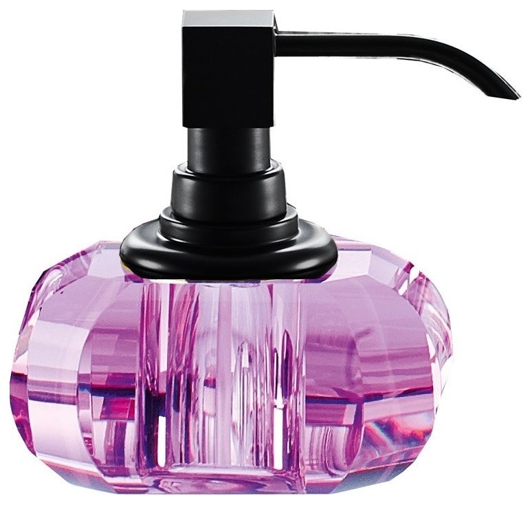 Dwba Gl Bathroom Or Kitchen Pump Liquid Soap Lotion Dispenser Matt Black Contemporary Dispensers By Agm Home Llc Pump Liquid Soap Lotion Dispenser