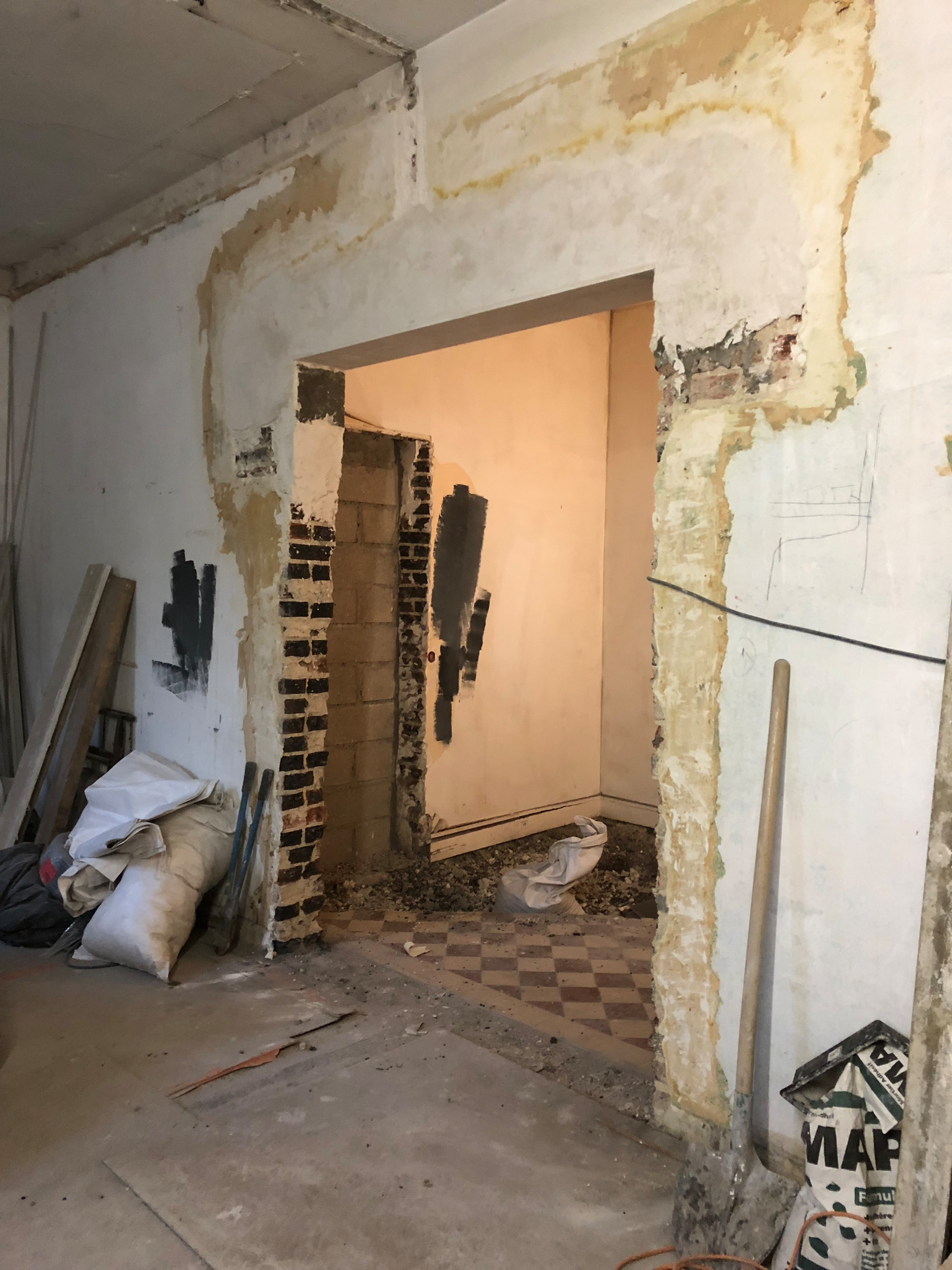 Création d'un 3 pièces à Paris
