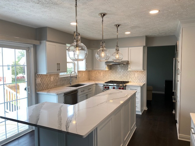 Transitional Updated White & Gray Kitchen
