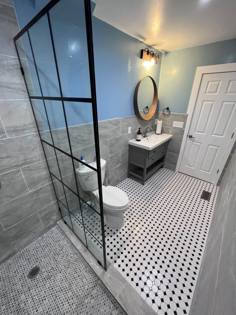Bathroom built victoriano-cuarto-de-bano