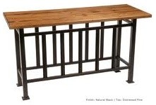 Mission Console Table by Stone County Ironworks