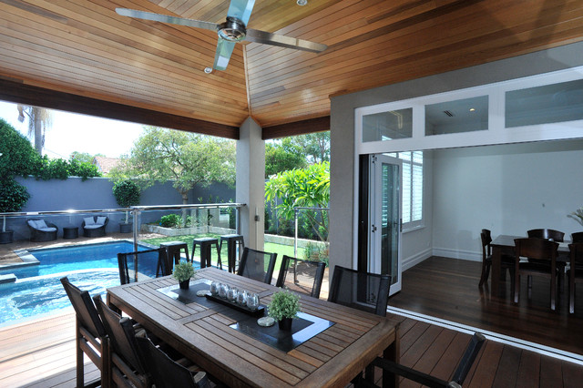 Second Storey Addition & major home renovation to character home contemporary-deck