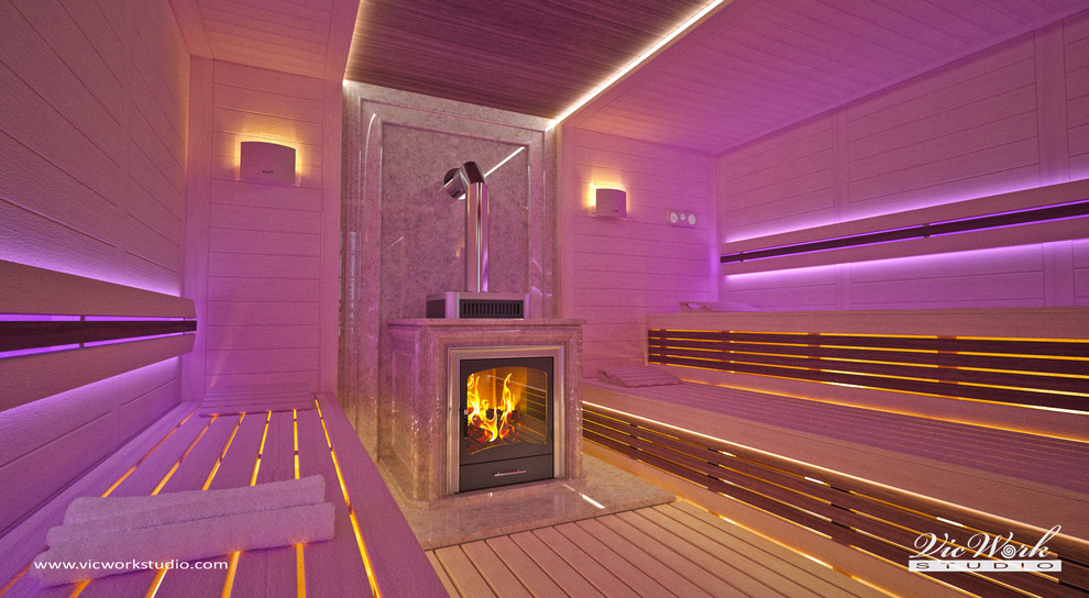 SPA zone. H Residence interiors