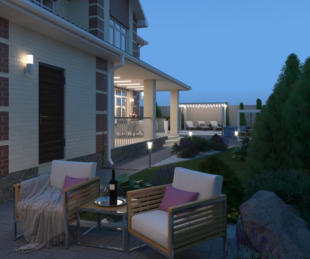 Благоустройство участка загородного дома