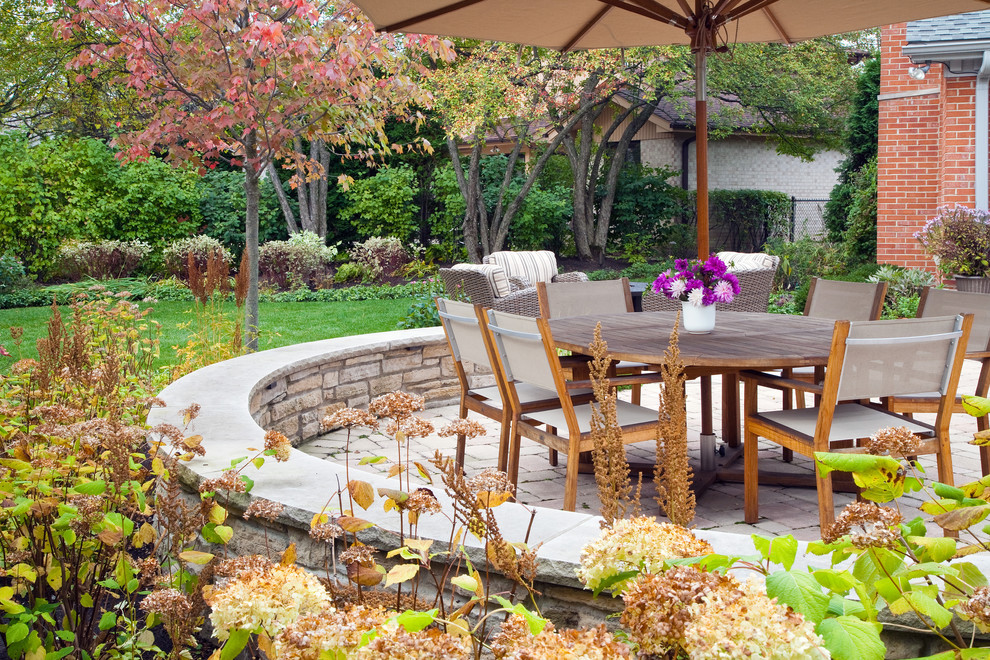Suburban Retreat Traditional Patio Chicago by NLH Landscape Architects