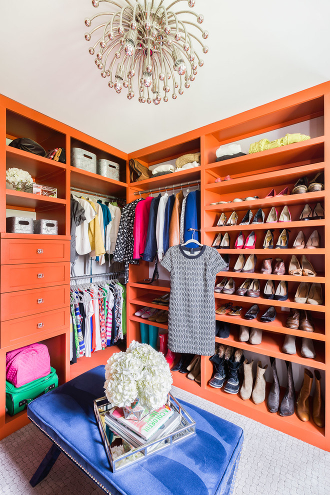 This is an example of a contemporary storage and wardrobe in Nashville.