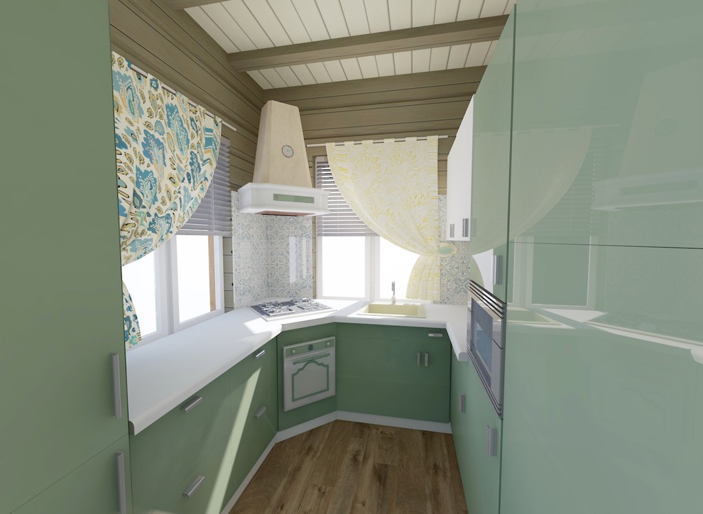 Дизайн брусового дома в Ленобласти