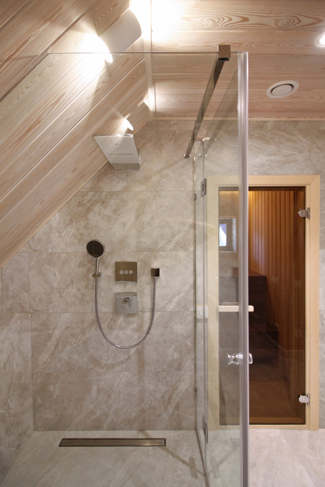 Срубовой коттедж в Рощино