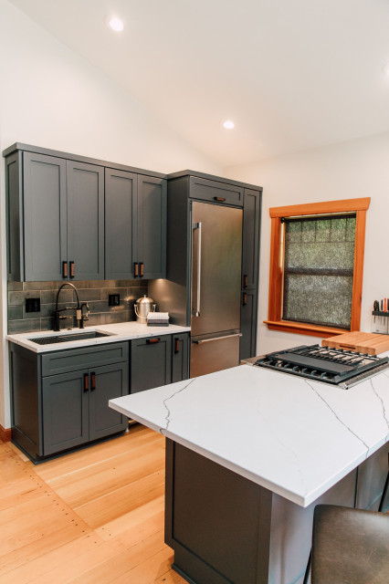 Bachelor Pad contemporary-kitchen