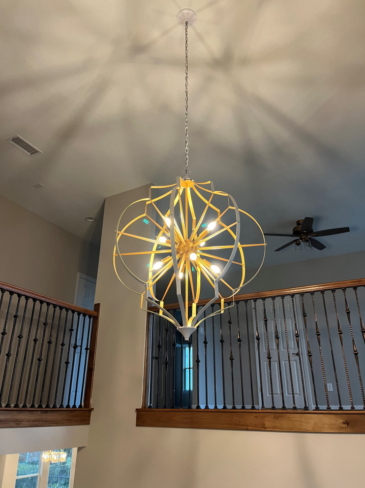 Home design - transitional home design idea in Houston