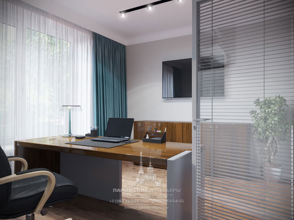 Дизайн небольшого офиса в современном стиле