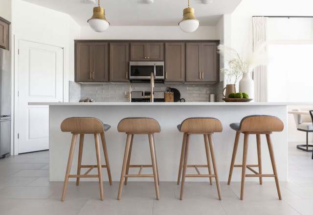 Organic Modern minimalistisch-kueche