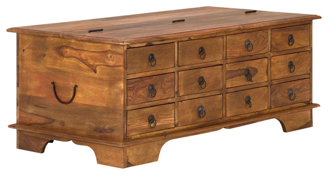 Merlin Apothecary Chest Coffee Table - Traditional ...