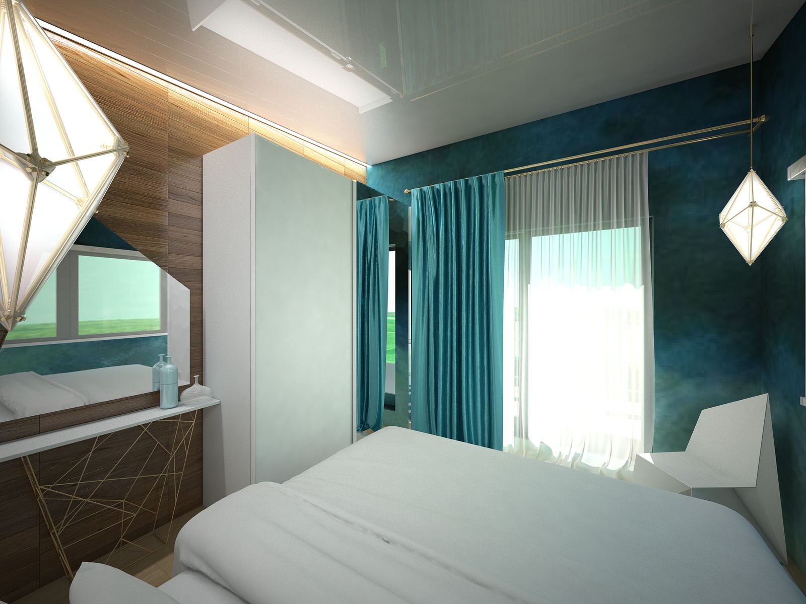 Дом "Куб" в стиле минимализм. Интерьеры в стиле Фьюжн.