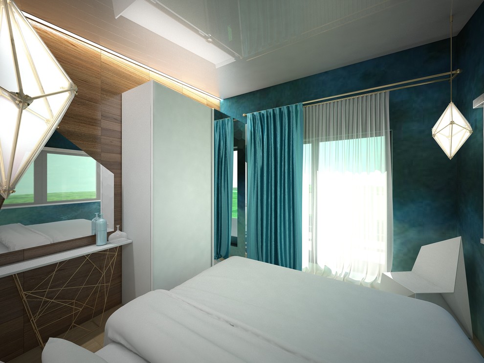 Дом "Куб" в стиле минимализм. Интерьеры в стиле Фьюжн.