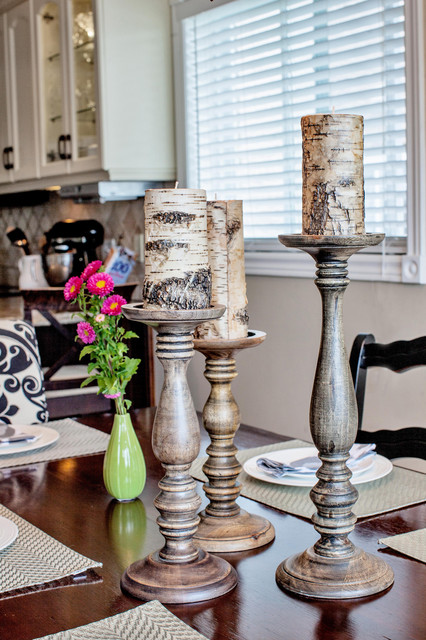 Open concept kitchen transitional