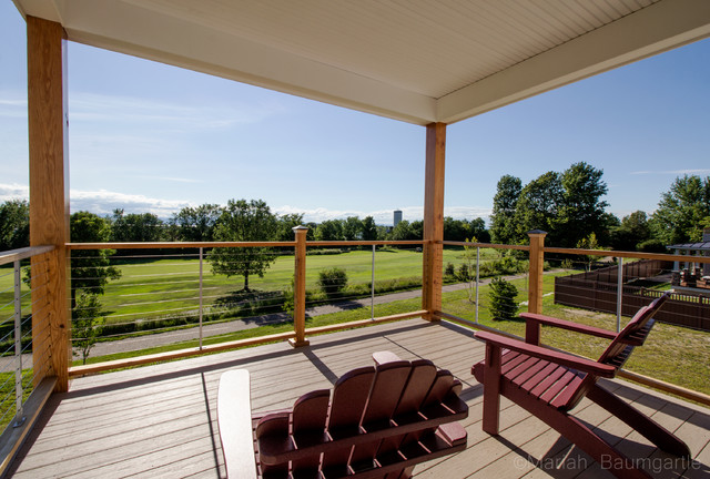 Second Floor Deck modern-terrasse