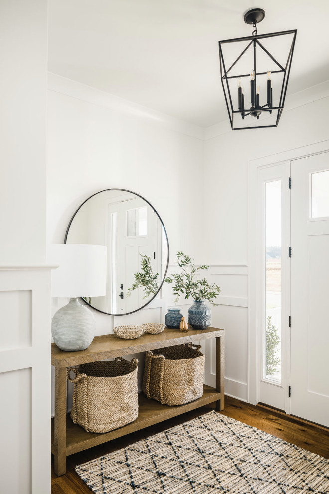 Home design - mid-sized transitional home design idea in Charlotte