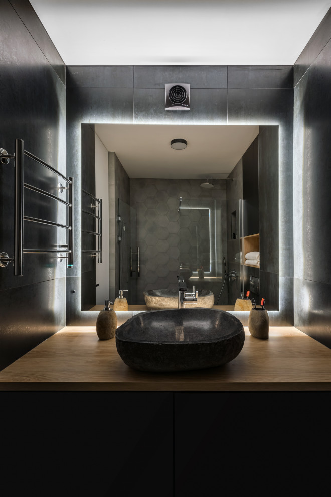 Черно-белый интерьер