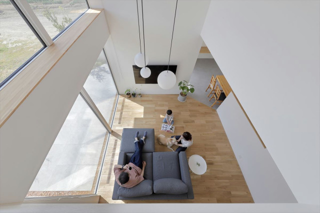 wrap house moderno-salon