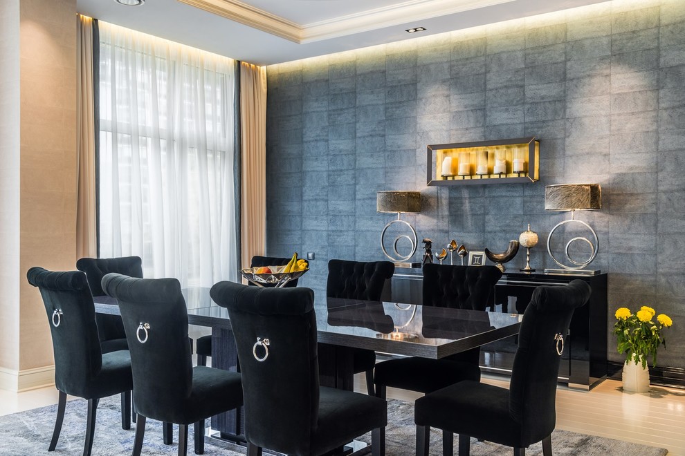 Кухня совмещенная со столовой и гостиной