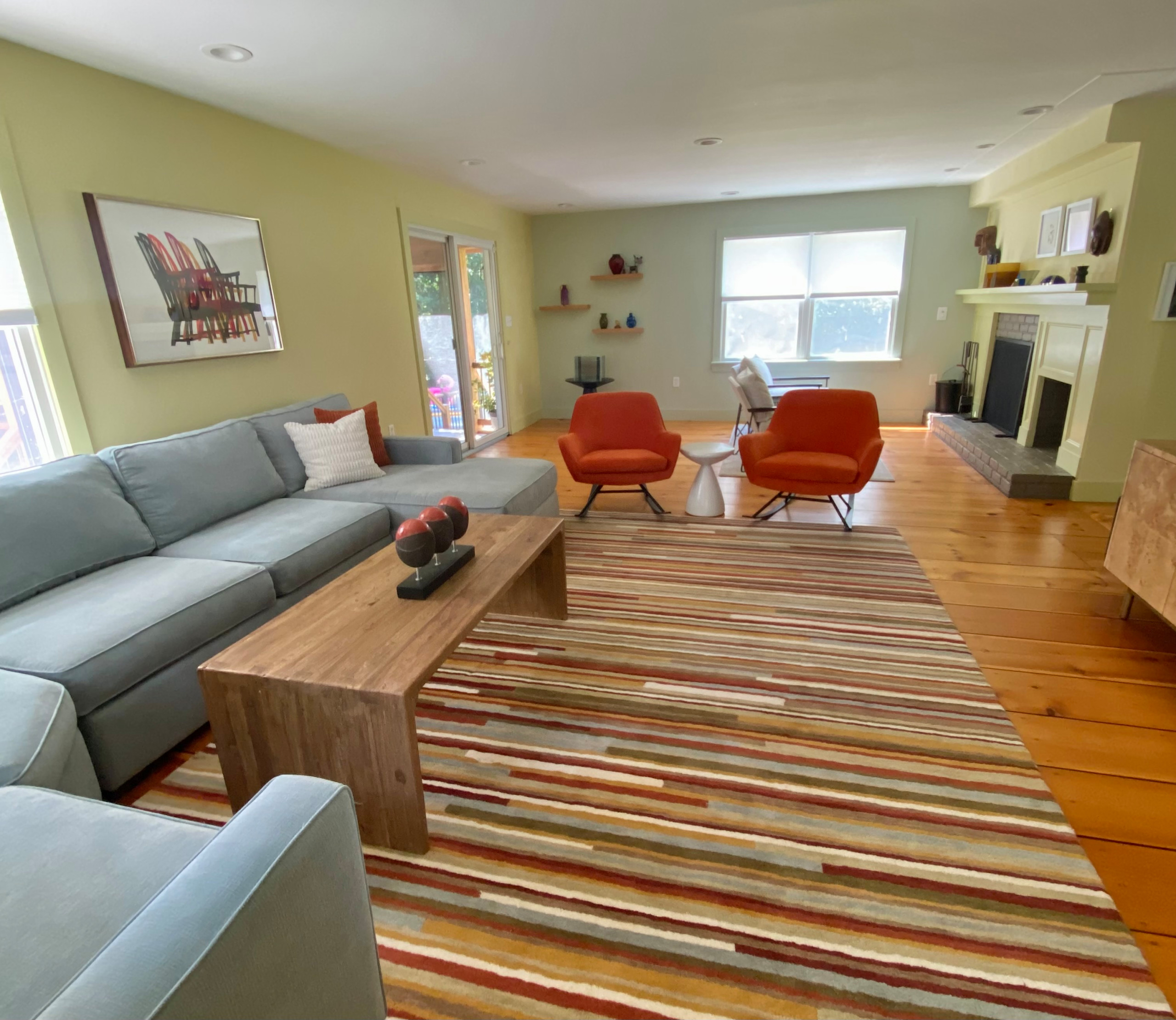Color Drenched Vacation Home