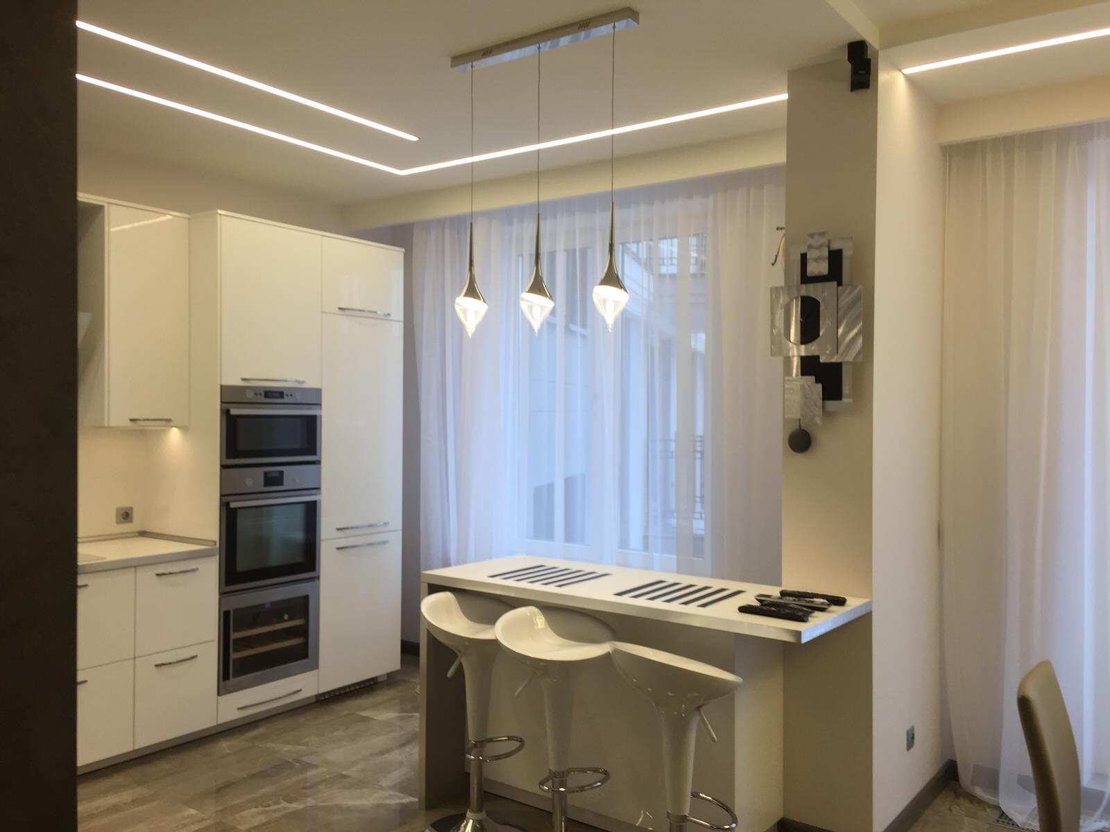 Квартира в стиле хайтек.