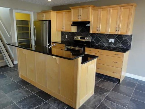 Need help picking new stain colour for maple cabinets ... Need help picking new stain colour for maple cabinets ... on Backsplash Maple Cabinets With Black Countertops
id=29966
