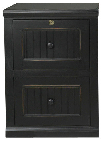 Eagle Furniture Coastal 2-Drawer File Cabinet, Burnt Cinnamon