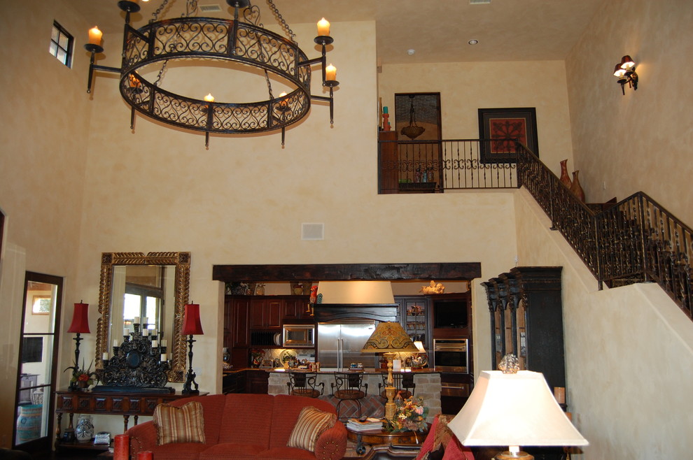 Mountain style entryway photo in Austin