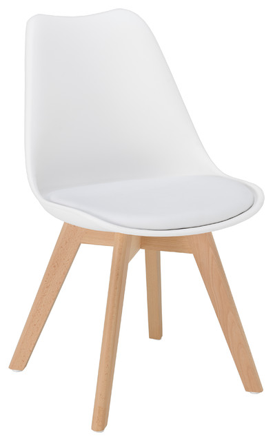 Barth Faux Leather Dining Chair, Brown