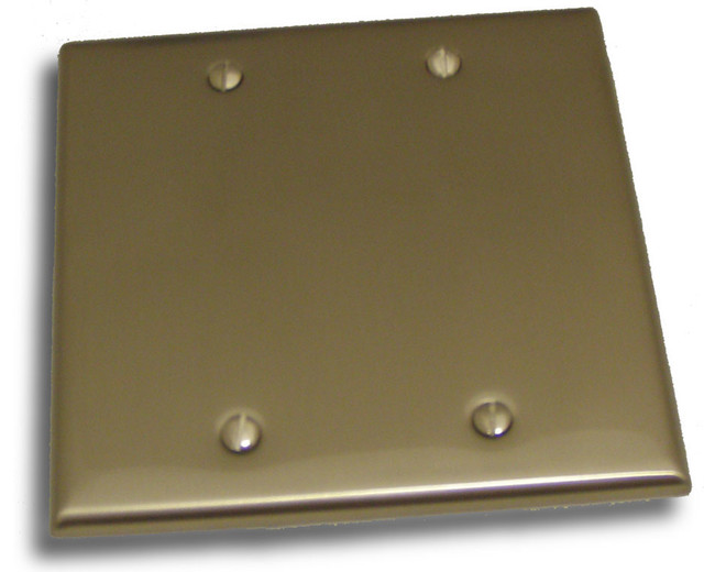 Double Blank Outlet Plate Transitional Switch Plates And Outlet