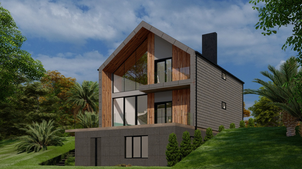 Стиль барнхаус– дом (S 188 м2 )