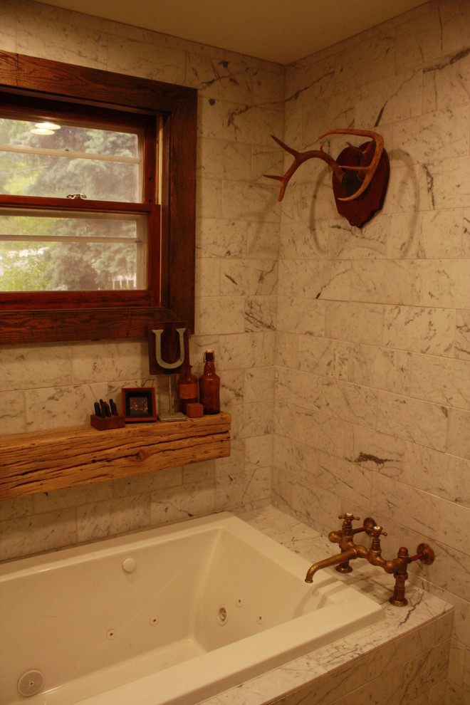 Design ideas for an eclectic bathroom in Minneapolis.